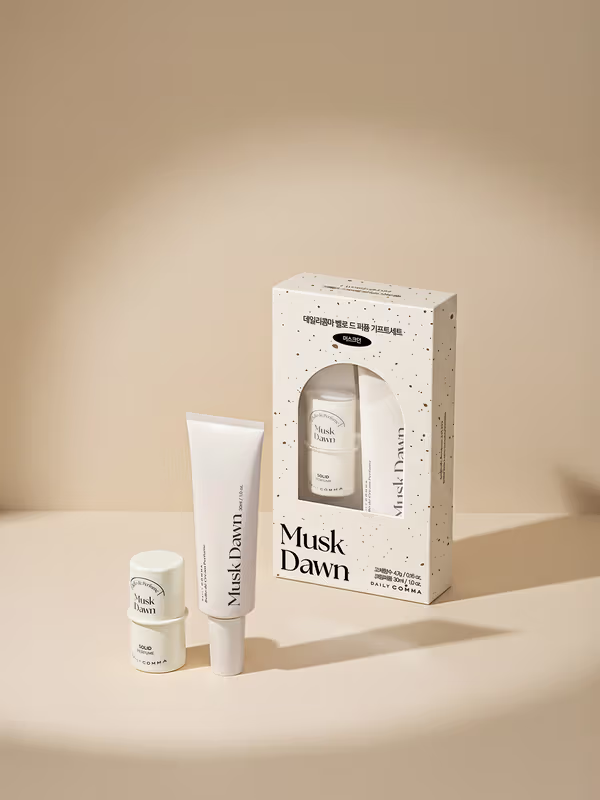 Set regalo perfume Musk Dawn (perfume sólido + crema perfume) imagen 2